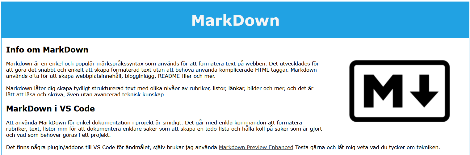 bild på markdown