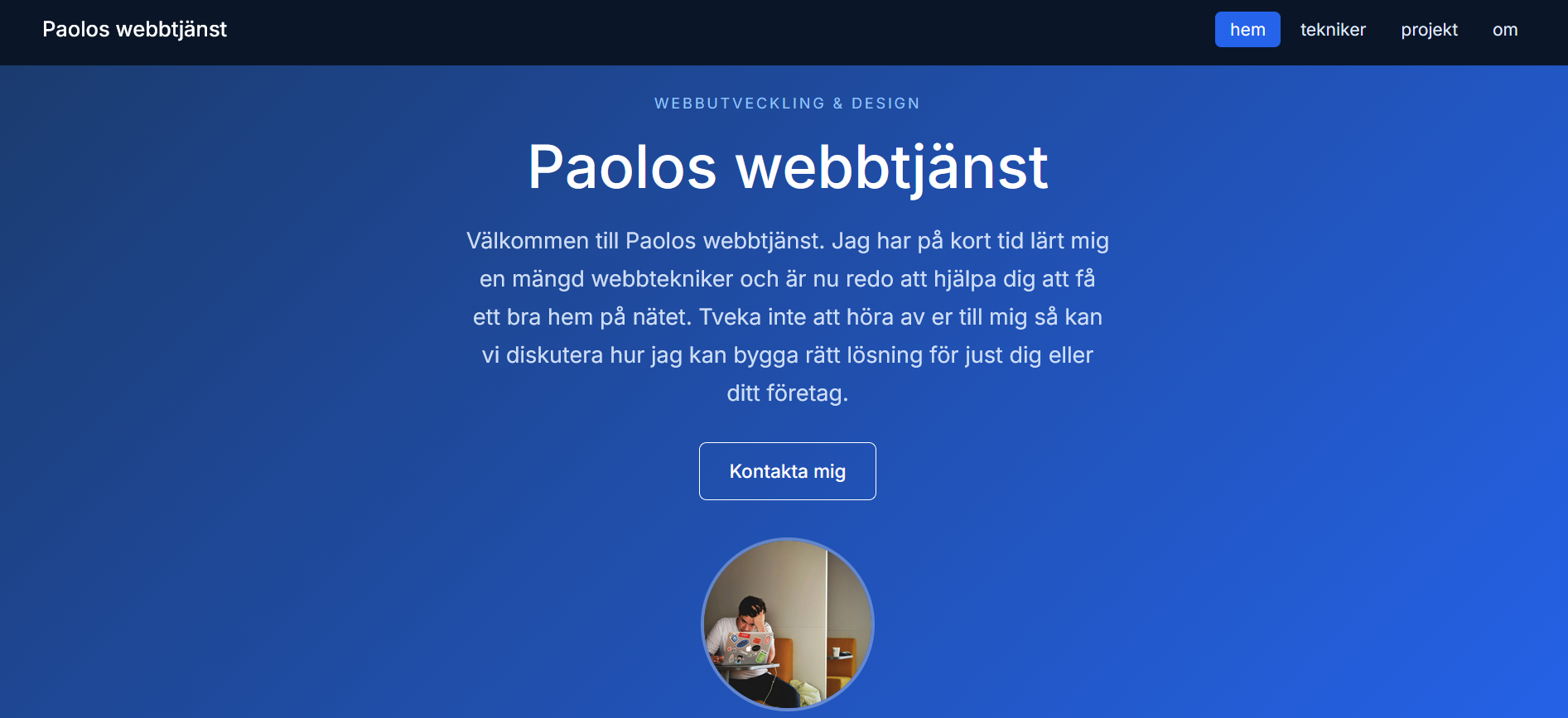 Paolos webbtjänst v2